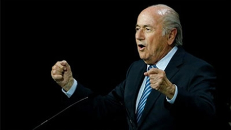 Ông Blatter giành chiến thắng trong cuộc bầu cử để tiếp tục làm chủ tịch FIFA - Ảnh: Reuters