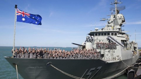 Binh sĩ Ốt-xtrây-li-a tham gia cuộc tập trận. Ảnh: AFP