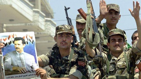 Binh sĩ quân đội Syria của Tổng thống Assa