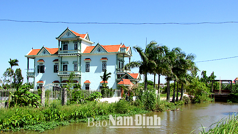 Nông thôn mới xã Giao Xuân.