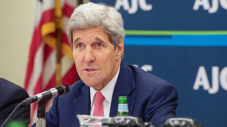 Ngoại trưởng Mỹ Giôn Ke-ri đang có chuyến thăm Ai Cập. Ảnh: Internet