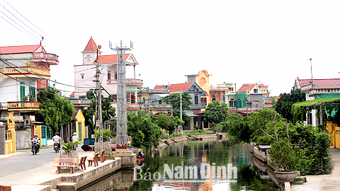 Nông thôn mới xã Xuân Trung.