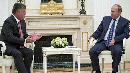  Quốc vương Gioóc-đa-ni gặp Tổng thống Nga tại Điện Crem-li. 