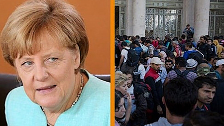 Thủ tướng Merkel và vấn đề người nhập cư vào Đức. 