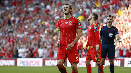  Bale và Ramsey không thể giúp Wales đánh bại Israel. Ảnh: Reuters.