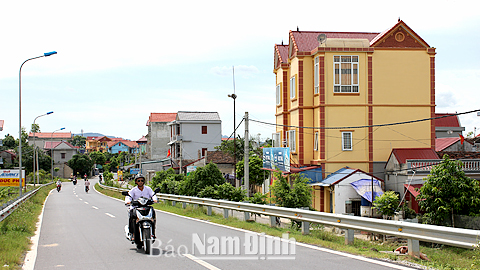 Nông thôn mới xã Yên Chính.