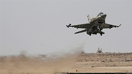Chiến đấu cơ F16 của Israel (ảnh: Reuters)