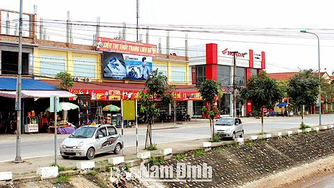 Hệ thống hạ tầng Thị trấn Liễu Đề (Nghĩa Hưng) từng bước được hoàn thiện, góp phần nâng cao chất lượng đời sống người dân.