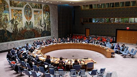 Toàn cảnh phiên họp Hội đồng Bảo an LHQ ở New York.