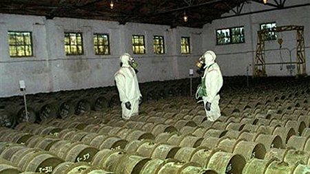 Kho vũ khí hóa học tại Syria.