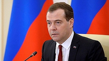 Thủ tướng Nga Dmitry Medvedev.