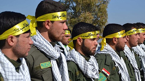 Lực lượng dân quân Shiite Iraq. Ảnh: AFP.