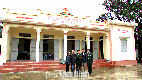 Nhà văn hoá thôn Bối Xuyên Thượng, xã Cộng Hoà được xây dựng năm 2014 với kinh phí 750 triệu đồng từ nguồn ngân sách xã hội hoá.