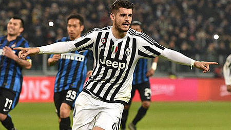 Morata tỏa sáng với một cú đúp (Ảnh: Getty). 