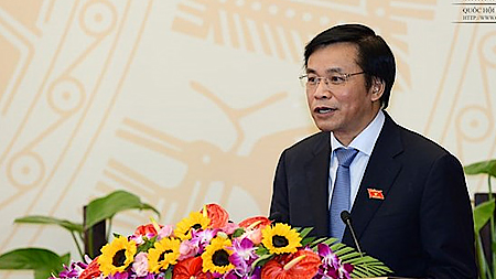 Chủ nhiệm Văn phòng Quốc hội Nguyễn Hạnh Phúc (Ảnh: quochoi.vn)