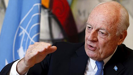 Đặc phái viên LHQ về Syria Staffan de Mistura. (Ảnh: Reuters)