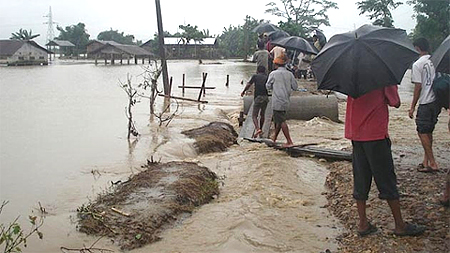 Ảnh minh họa lũ lụt tại bang Assam, Ấn Độ. (Nguồn ảnh: floodlist.com)