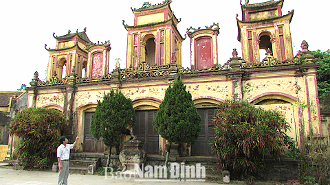 Di tích lịch sử - văn hoá Chùa Lãng Lăng, nơi thành lập Chi bộ Đảng Cát An năm 1947.