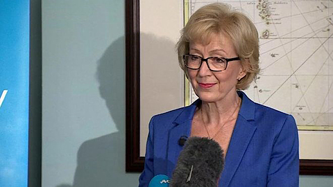 Bộ trưởng Năng lượng và Biến đổi Khí hậu Andrea Leadsom. (Nguồn: BBC)