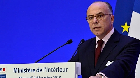 Thủ tướng Pháp Bernard Cazeneuve. (Ảnh: interieur.gouv.fr)