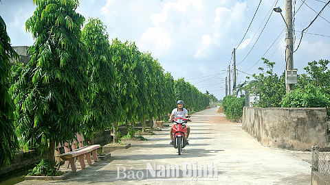 Đổi thay ở xã Hải An (Hải Hậu).