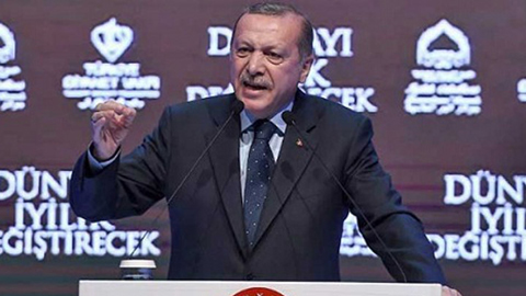 Tổng thống Thổ Nhĩ Kỳ Tayyip Erdogan phát biểu tại Istanbul ngày 12/3. Ảnh: AFP/TTXVN