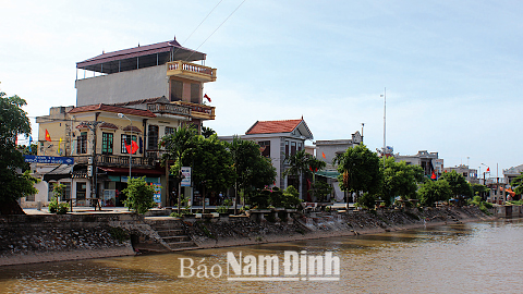 Xã nông thôn mới Hải Trung (Hải Hậu).