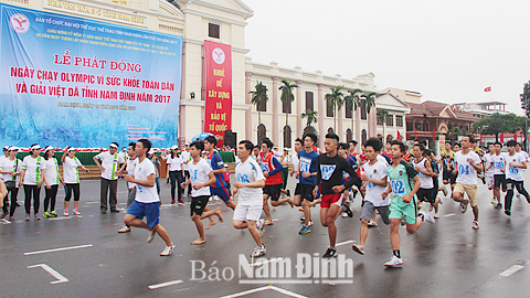 Nội dung thi đấu nam tại Giải Việt dã thuộc Đại hội TDTT toàn tỉnh lần thứ VIII-2017.