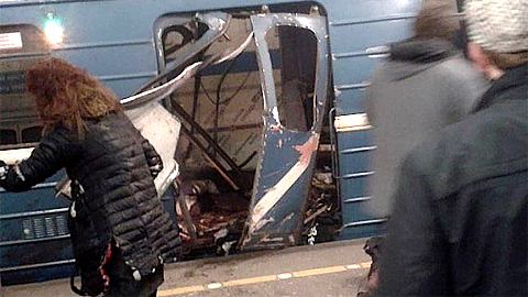 Hiện trường vụ nổ. (Nguồn: TASS)