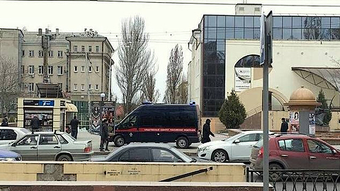 Vụ nổ xảy ra tại TP Rostov-on-Don khi thiết bị nổ tự chế đã phát nổ trong tay của một người vô gia cư. (Ảnh: TASS)