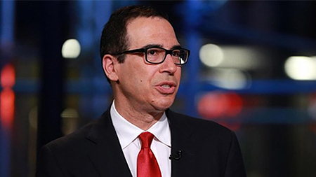 Bộ trưởng Tài chính Mỹ Steve Mnuchin. (Nguồn: CNBC.com)