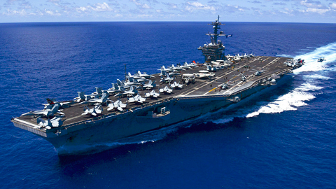 Tàu USS Carl Vinson. Ảnh: Internet