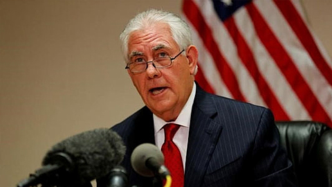 Ngoại trưởng Mỹ Rex Tillerson. (Ảnh: Reuters)