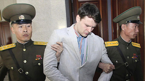 Sinh viên Mỹ Otto Warmbier hiện bị giam giữ tại Triều Tiên. Ảnh: Getty