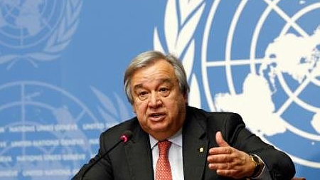 Tổng thư ký Liên Hiệp Quốc Antonio Guterres - Ảnh: REUTERS