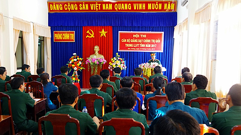 Quang cảnh khai mạc Hội thi.