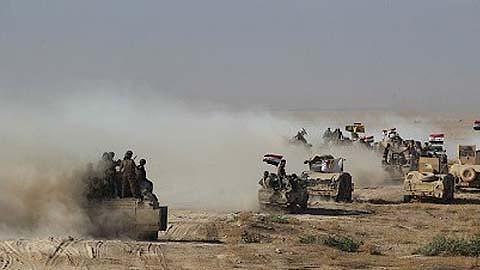 Lực lượng Iraq tiến về Tal Afar. Ảnh: AFP