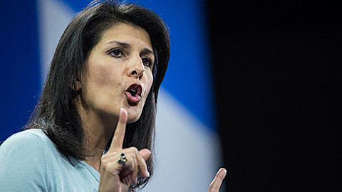 Đại sứ Mỹ tại Liên Hợp Quốc Nikki Haley. (Ảnh minh họa: AP)