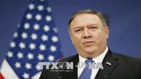 Tân Ngoại trưởng Mỹ Mike Pompeo kêu gọi Triều Tiên tử bỏ chương trình vũ khí. Ảnh: THX/TTXVN