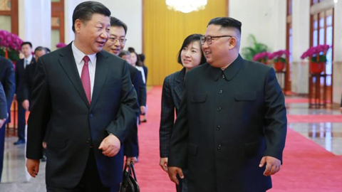 Việc ông Kim Dâng-un tới thăm Trung Quốc ba lần trong vài tháng là chưa từng có tiền lệ.