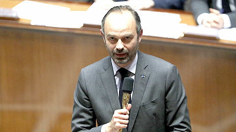 Thủ tướng Pháp Edouard Philippe. (Ảnh: AP)