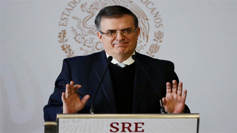 Bộ trưởng Ngoại giao Mexico Marcelo Ebrard (ảnh: Reuters)