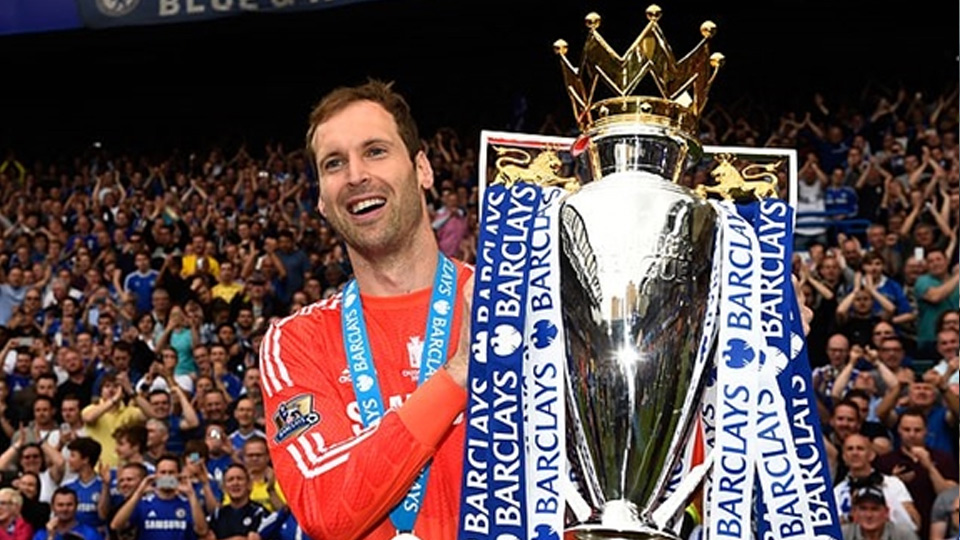 Petr Cech giành tổng cộng 4 chức vô địch Premier League cùng Chelsea. Ảnh: Getty