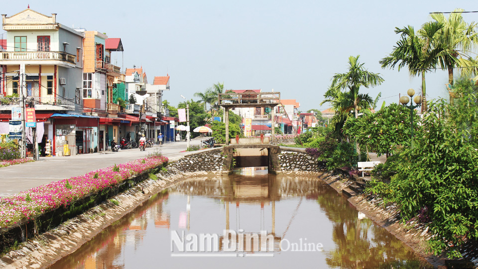 Sự chung sức thực hiện tiêu chí môi trường của chính quyền và nhân dân đã giúp tỉnh Nam Định có nhiều làng quê 