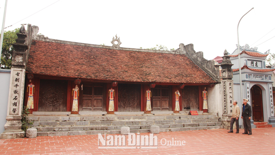 Di tích lịch sử cấp quốc gia chùa Đại Bi, nơi lưu giữ nghệ thuật múa rối đầu gỗ chầu Thánh.