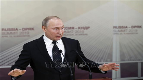 Tổng thống Nga Vladimir Putin. Ảnh: AFP/TTXVN