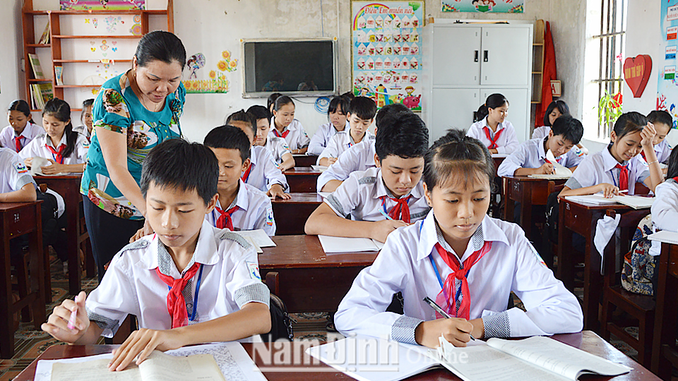 Trường Trung học cơ sở Nghĩa Thái (Nghĩa Hưng) có tỷ lệ học sinh tham gia bảo hiểm y tế đạt 99,02% năm học 2018-2019.