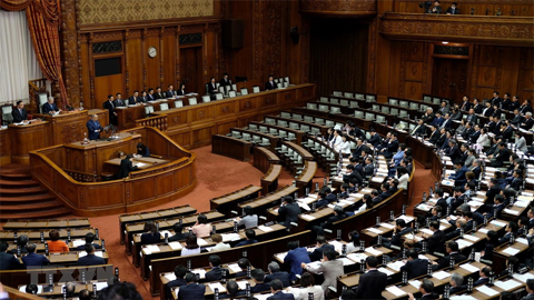 Toàn cảnh cuộc họp Thượng viện Nhật Bản tại Tokyo. Ảnh: AFP/TTXVN