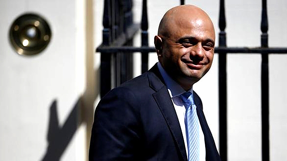 Tân Bộ trưởng Tài chính Anh Sajid Javid. Ảnh: Reuters