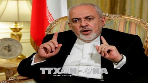 Ngoại trưởng Iran Mohammad Javad Zarif. Ảnh: IRNA/TTXVN